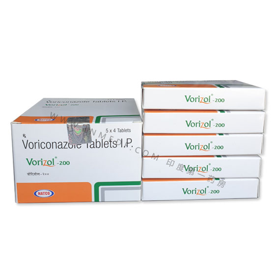 Voriconazole伏立康唑（印度NATCO）200mg*20