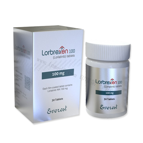 Lorbrexen劳拉替尼(Lorlatinib)孟加拉珠峰100mg-30片/瓶