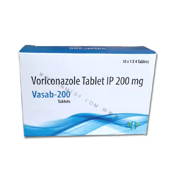 Voriconazole印度伏立康唑（Vasab-200）Bsa tradex Pvt ltd 200mg*40