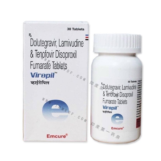 印度Viropil(DTG/3TC/TDF)替拉多三合一