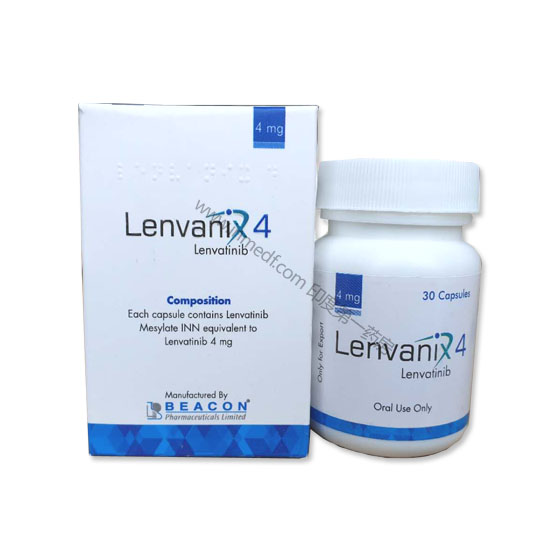  Lenvanix4乐伐替尼/仑伐替尼（lenvatinib）4mg/孟加拉碧康制药