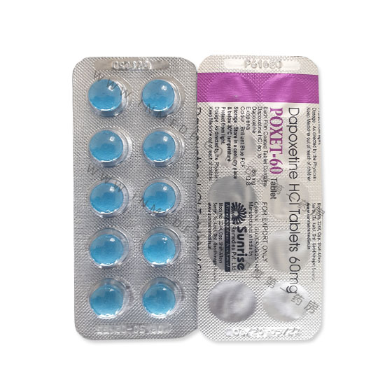 必利劲（散片）Poxet-60/达泊西汀10粒