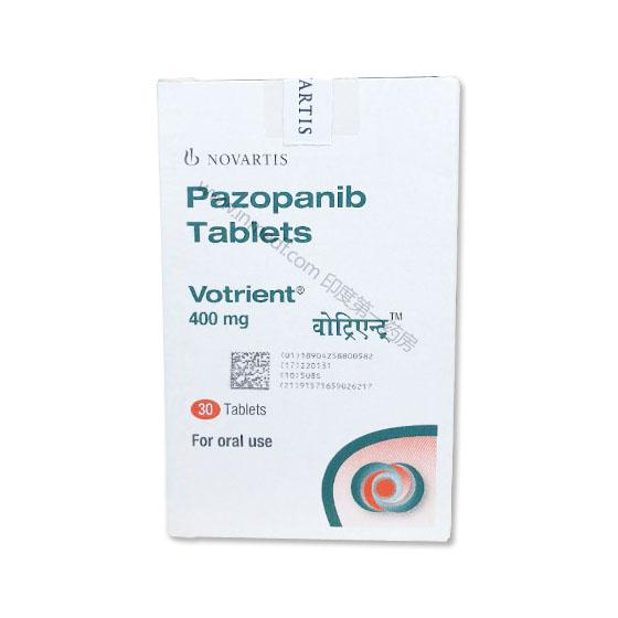 (维全特)帕唑帕尼PaZopanib培唑帕尼片（VOTRIENT/400mg）
