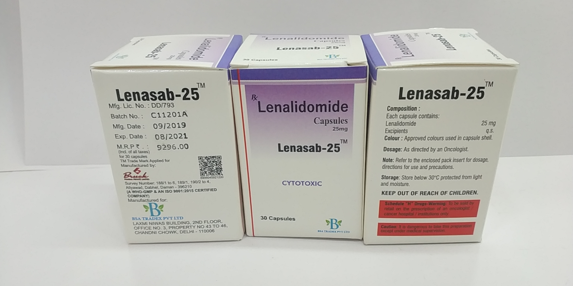 来那度胺（25*30）BSA PHARMA PRIVATE LIMITED