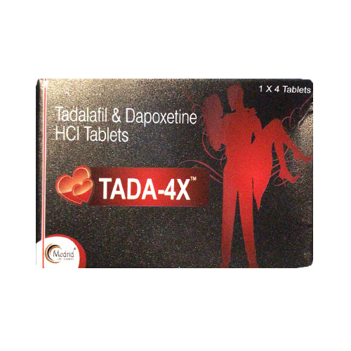 Tadalafil ＆ Dapoxetine HCI TADA-4X 双效片                                        