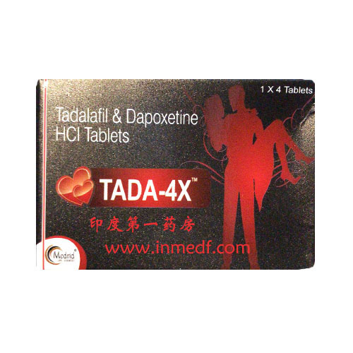 Tadalafil ＆ Dapoxetine HCI TADA-4X 双效片                                        