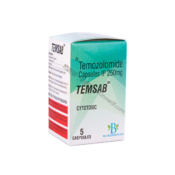 TEMSAB替莫唑胺（Temozolomide250MG)/Bsa tradex Pvt ltd