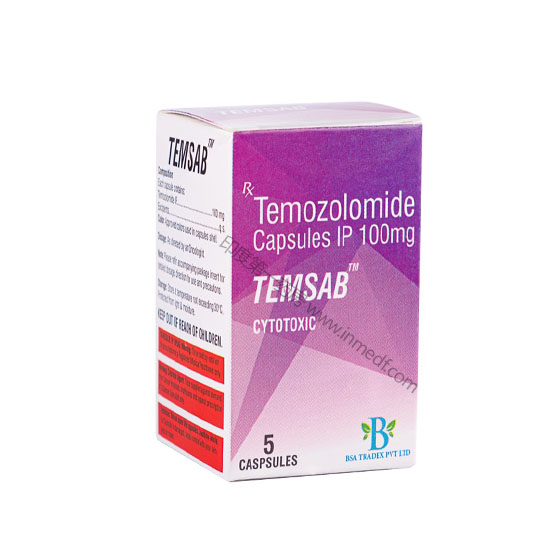 TEMSAB替莫唑胺（Temozolomide100MG)/Bsa tradex Pvt ltd