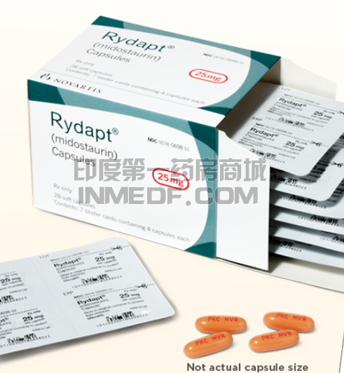 Rydapt米哚妥林只对FLT3突变有效