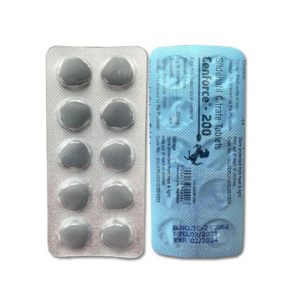 Sildenafil Citrate Tablets Cenforce 200印度马牌散片效果