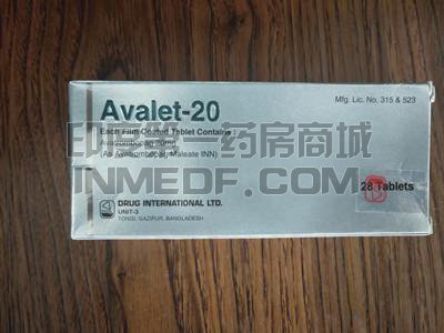 服用Avalet-20时漏服一次怎么办？